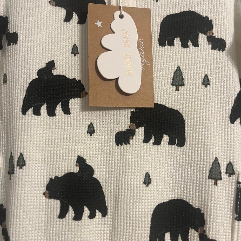 🐻 Angel Dear Bear Print Baby Onesie | Size 12–18M | NWT - Picture 3 of 5